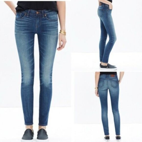 Madewell Denim - Madewell Skinny Skinny Jeans 9" Rise Medium Wash